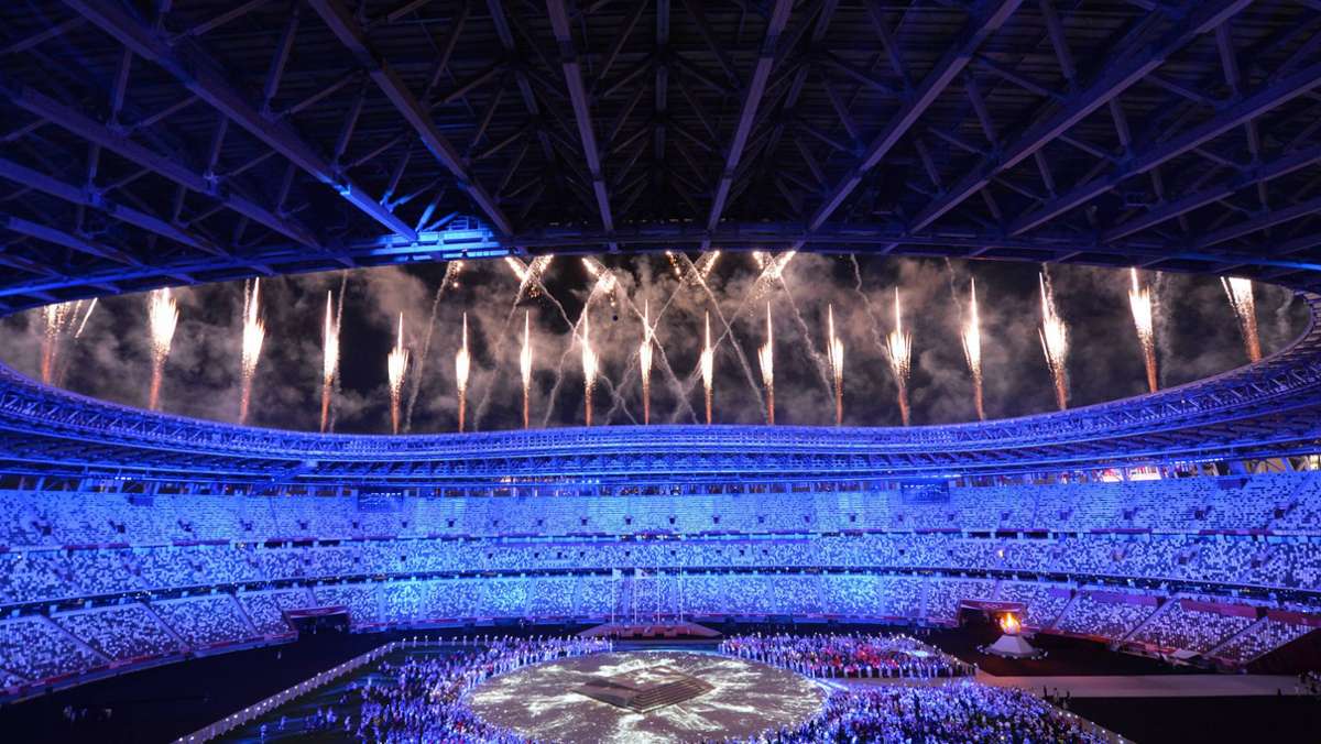 Abschlussfeier bei Olympia 2021: Tokio verabschiedet sich mit spektakulären Bildern