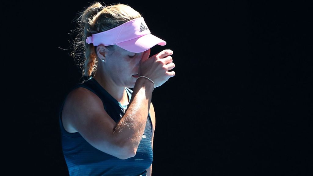 Australian Open in Melbourne: Angelique Kerber nach deutlicher Niederlage ausgeschieden