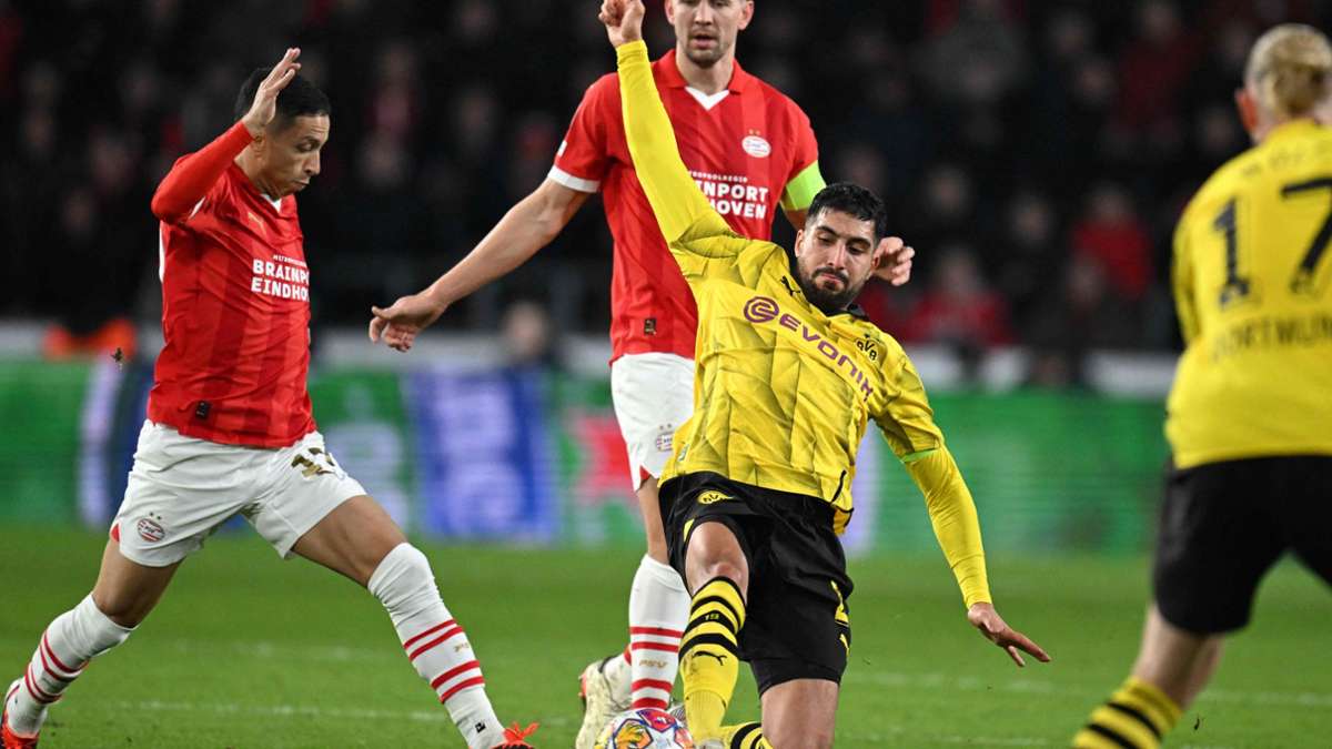 1:1 in der Champions League: Borussia Dortmund wahrt Chance aufs Viertelfinale