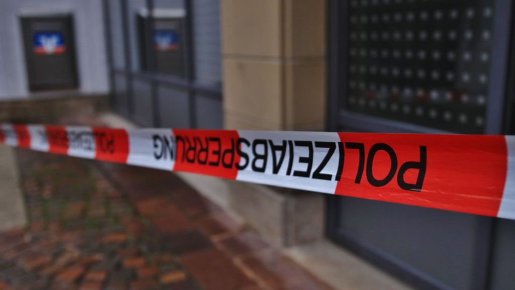 Banküberfall in Winnenden: Polizei sucht noch immer nach Räuber