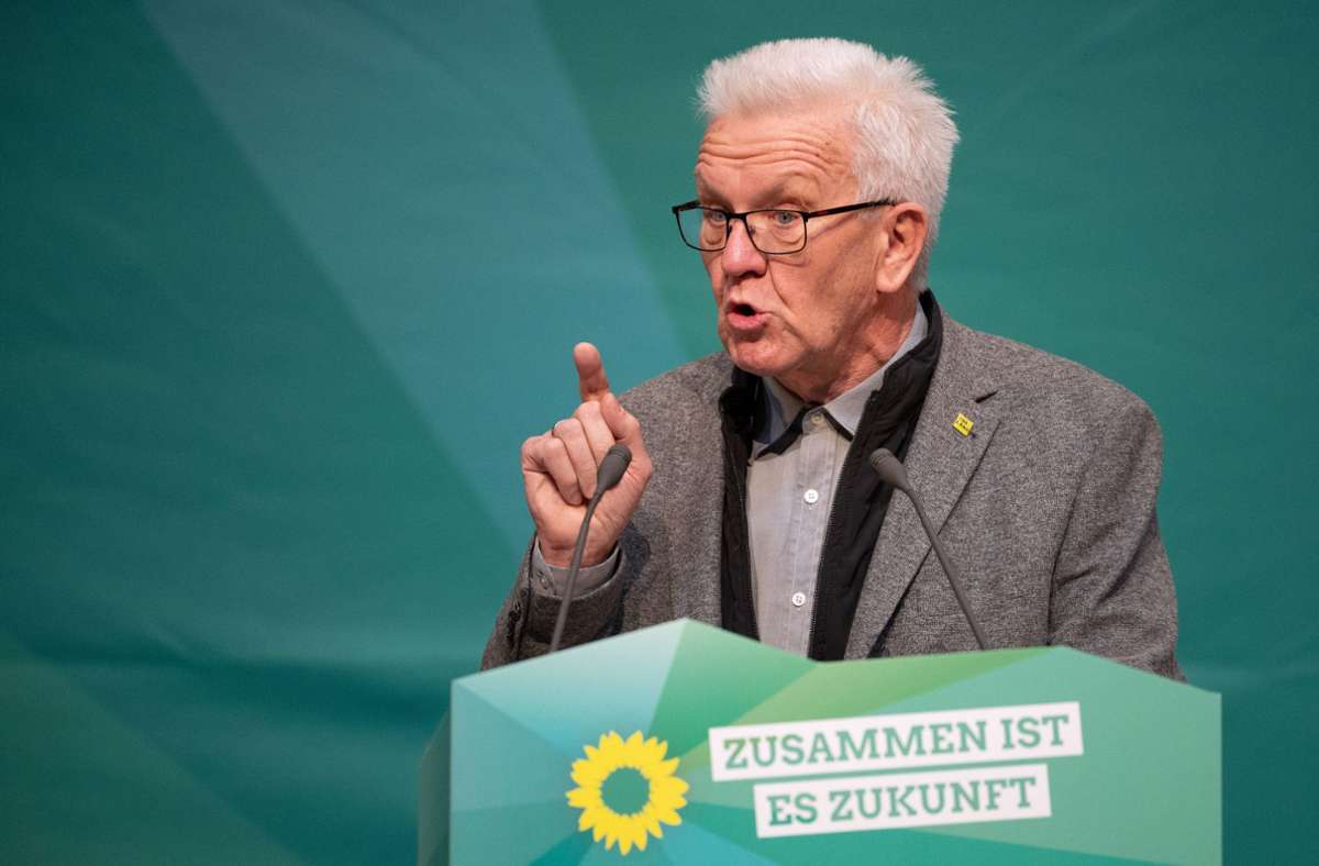 Winfried Kretschmann machte in der Debatte um seine Nachfolge eine klare Ansage. Foto: dpa/Marijan Murat