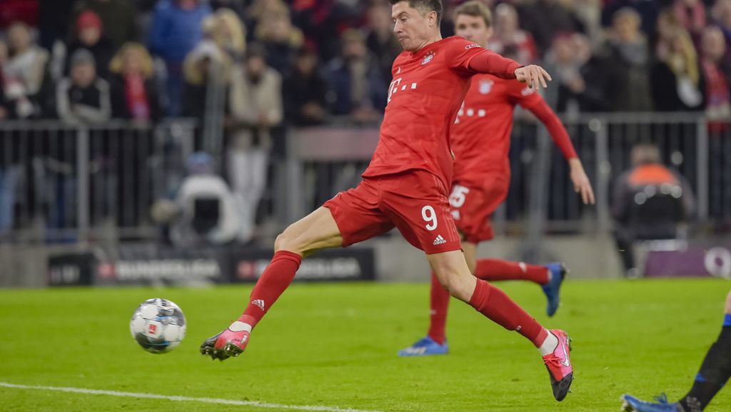 Bundesliga: Lewandowski rettet Bayern gegen Schlusslicht