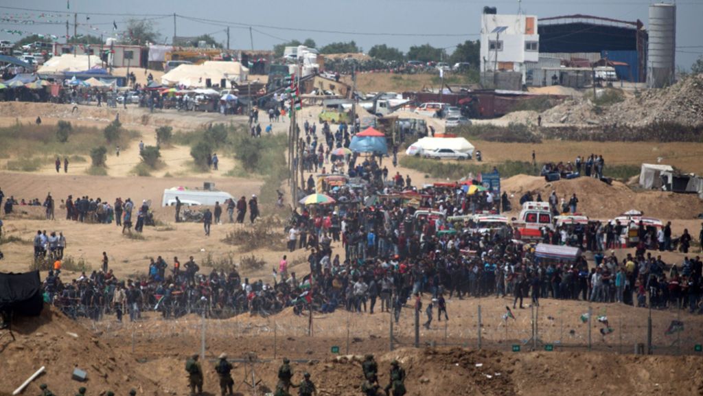 Proteste in Gaza: Ein Toter und mehr als 500 verletzte Palästinenser