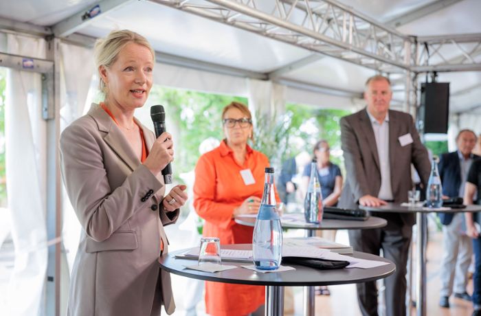 Architekten-Empfang in Stuttgart: Klimaschutzministerin: Recycling soll beim Bauen Standard werden