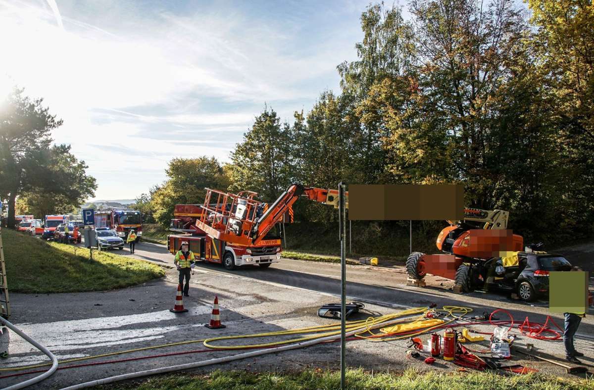 Am Mittwochvormittag ist es zu einem schweren Unfall auf der Strecke Rutesheim nach Flacht gekommen.