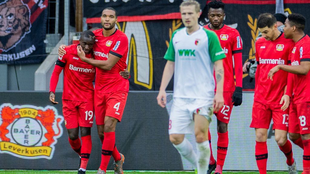 Fußball-Bundesliga: Starker Diaby führt Bayer zum 2:0-Sieg gegen Augsburg