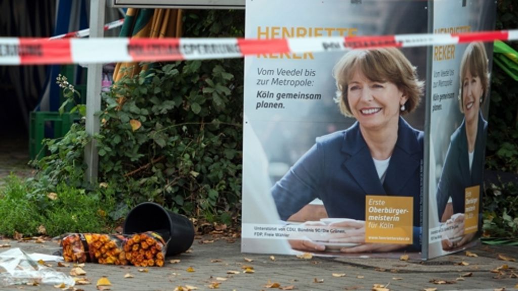 Attacke auf Kölner OB Henriette Reker: Attentäter wird angeklagt