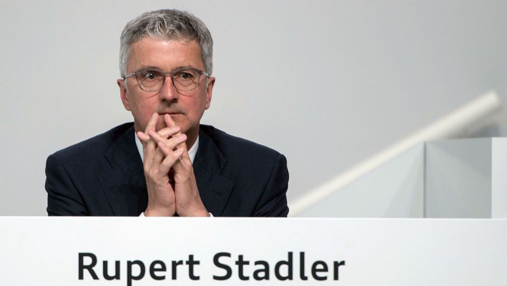 Dieselaffäre: Ex-Audi-Chef Rupert Stadler wird angeklagt