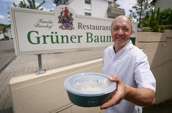Weniger Müll in Leonberg: Gastronomen setzen auf Mehrwegschalen
