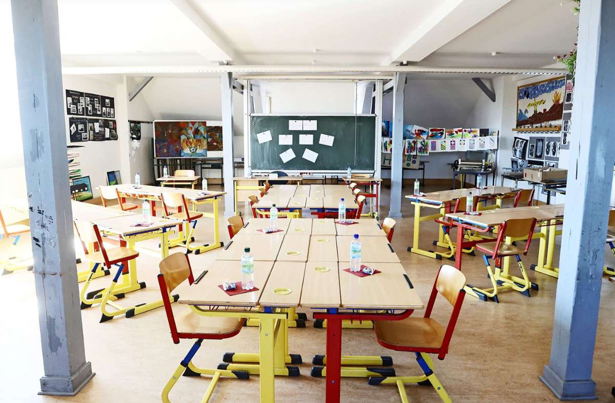 Sind bald in jedem Klassenzimmer mobile Luftfilter zu finden? Foto: dpa/Bodo Schackow