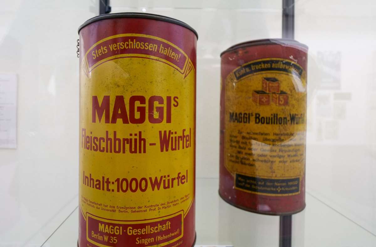 Maggi durfte schon vor Jahrzehnten in kaum einer deutschen Küche fehlen. Das Stammwerk in Deutschland hat seinen Sitz in Singen