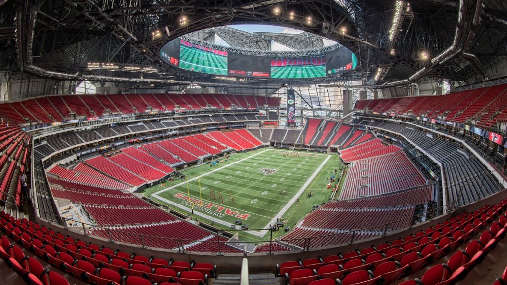 Mercedes-Benz-Stadium in Atlanta: So gigantisch ist die Spielstätte des Super Bowls