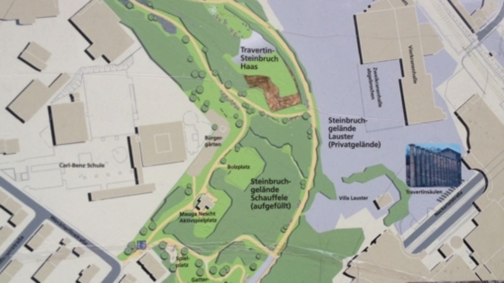 Travertinpark in Bad Cannstatt: Grüne wollen Lauster-Areal für die Bürger öffnen