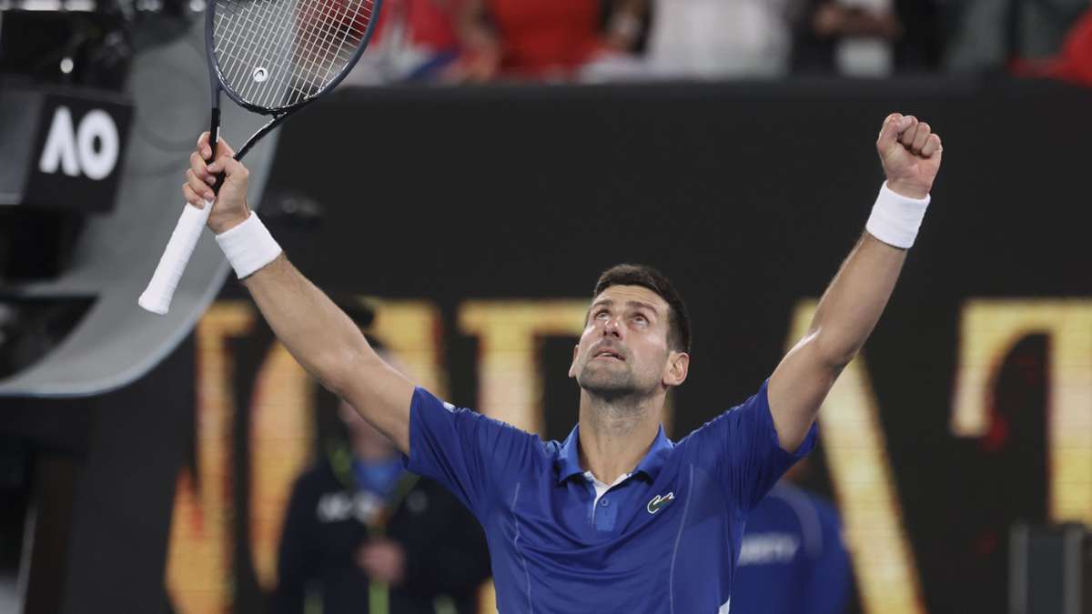 Australian Open: Im 100. Melbourne-Spiel: Djokovic souverän im Achtelfinale