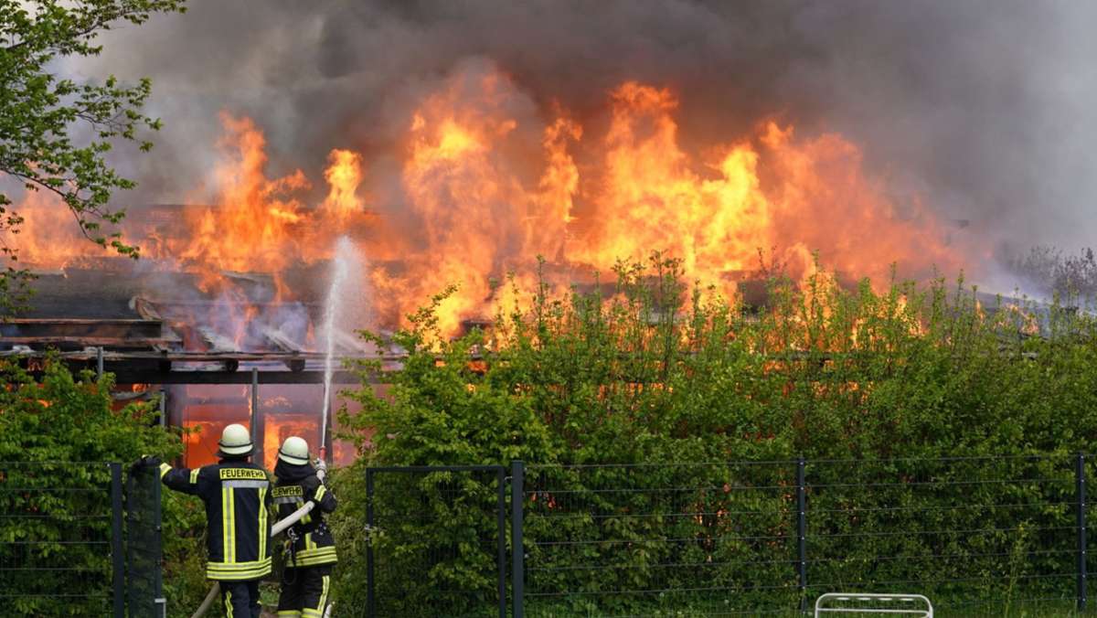 Feuer in Schorndorf-Oberberken: Kindergarten von SOS-Kinderdorf komplett zerstört