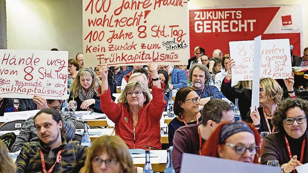 Verdi-Landesbezirkskonferenz: Buhrufe gegen Hoffmeister-Kraut