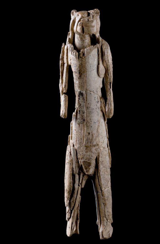 Rätselhaftes Artefakt: Statuette des Löwenmenschen von der Schwäbischen Alb.