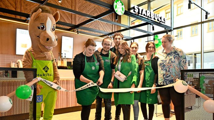 Neueröffnung im Marstall: Zweiter Starbucks eröffnet in Ludwigsburg