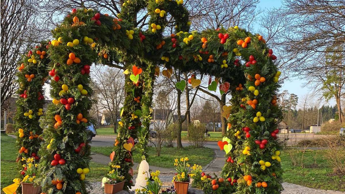 Landfrauen im Rems-Murr-Kreis: Darum stehen die  Osterbrunnen dieses Jahr auf der Kippe