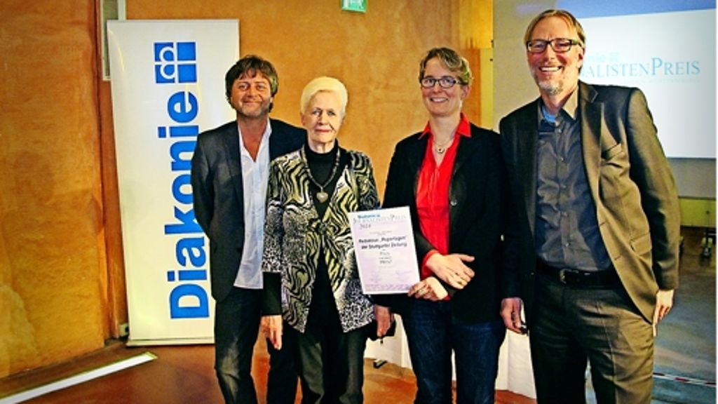 Diakonie-Preis für StZ-Serie: Ausgezeichnete Reportage-Seite