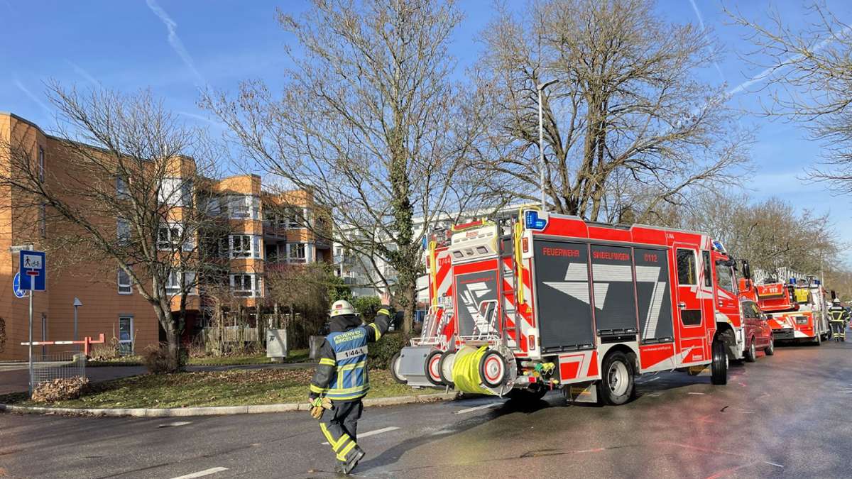 Feuerwehreinsatz in Sindelfingen: Verbranntes Essen  im Betreuten Wohnen