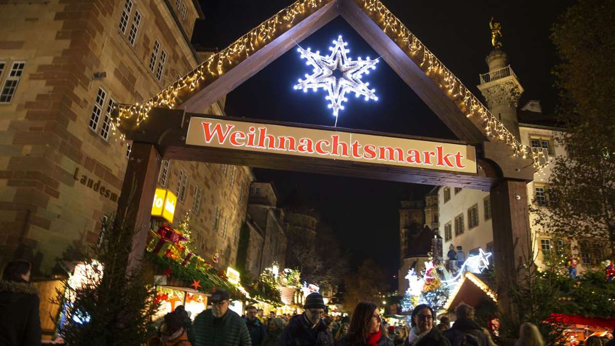Umfrage in Stuttgart: Weihnachtsmarkt: Ja oder nein? Das sagen Passanten