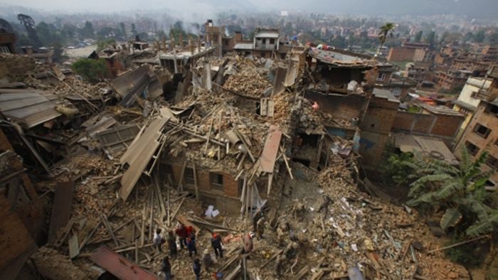 Erdbeben in Nepal: Furcht vor den vier Wänden