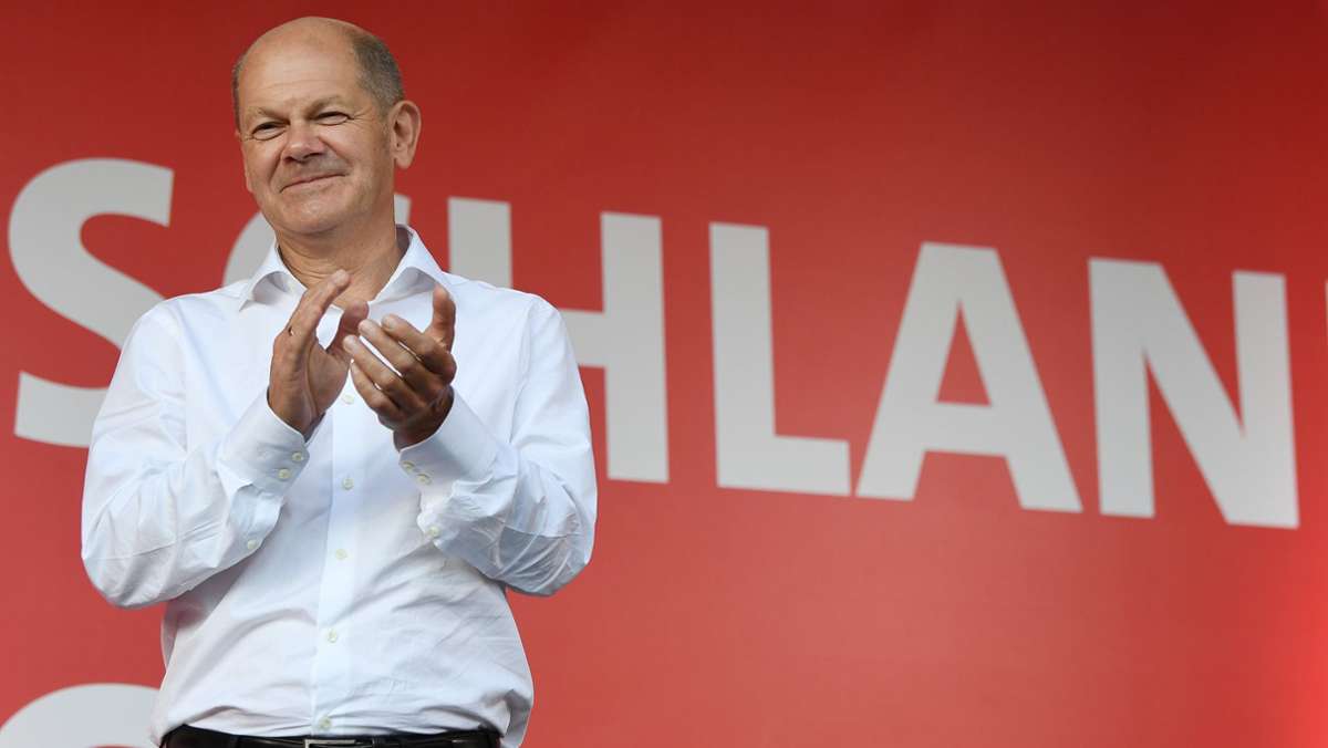 SPD im Umfragehoch: Olaf Scholz setzt auf rot-grüne Koalition nach der Bundestagswahl