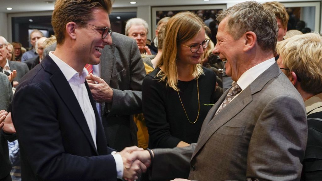 Wahl in Gerlingen: Dirk Oestringer   wird neuer Bürgermeister
