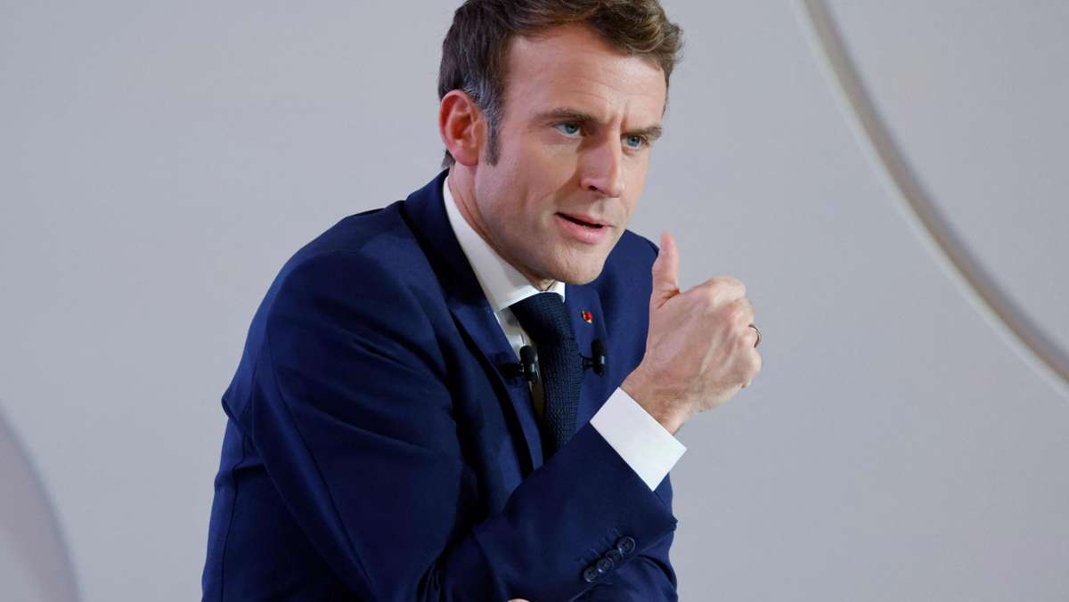 Wahlkampf in Frankreich: Emmanuel Macron provoziert Ungeimpfte