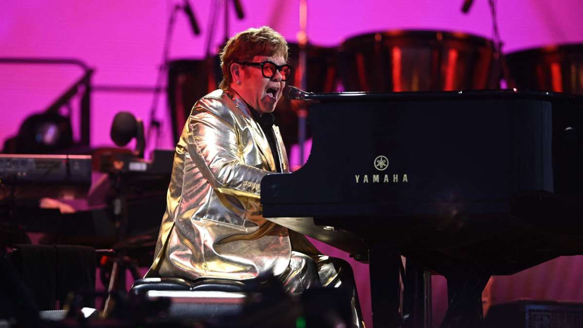 Elton John beim Glastonbury-Festival: Ein Abend in Gold