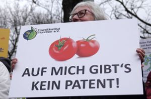 Demo gegen Patente auf Züchtung