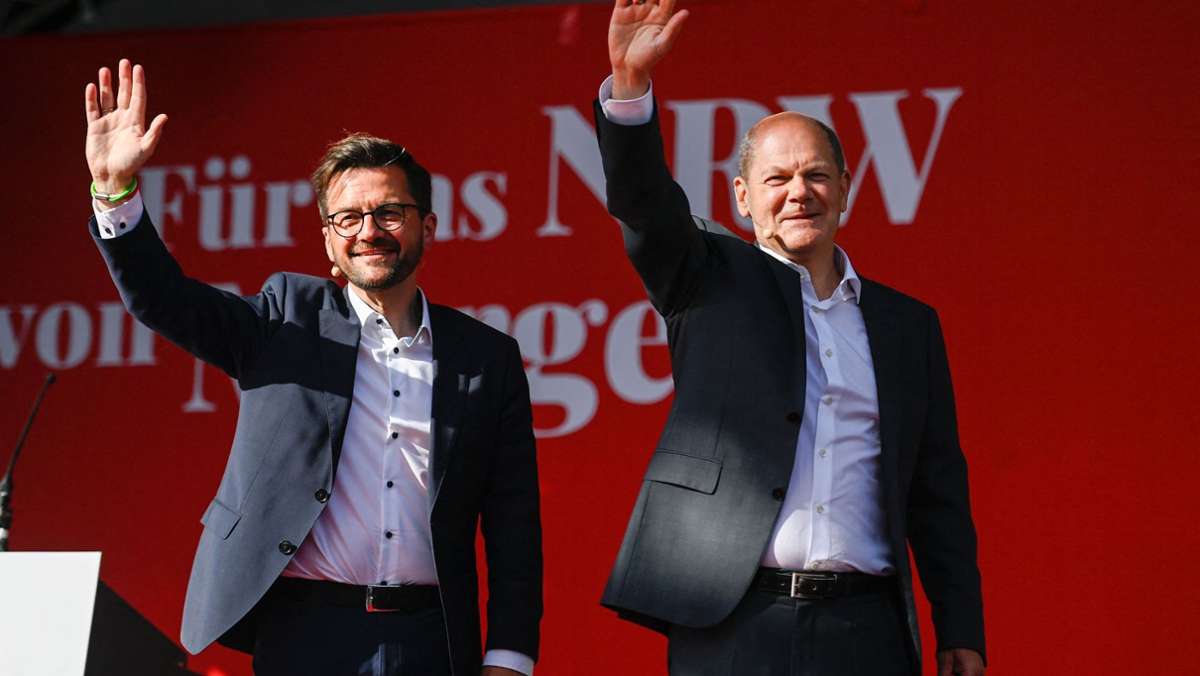 Landtagswahlen  in NRW: SPD hofft noch auf den Machtwechsel
