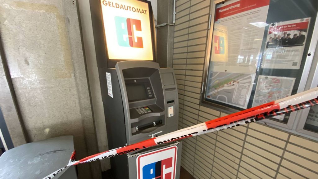 Bahnhof Leonberg: Täter bei Aufbruch von Geldautomat gestört
