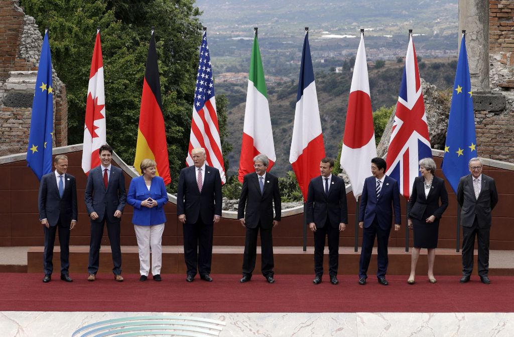 Die Staats- und Regierungschefs der G7-Staaten haben sich in Italien getroffen. Foto: AP