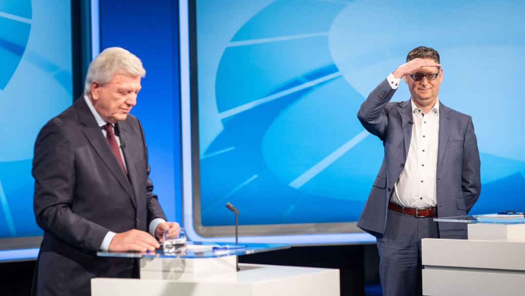 TV-Duell zur Hessenwahl: Schäfer-Gümbel lässt Bouffier alt aussehen
