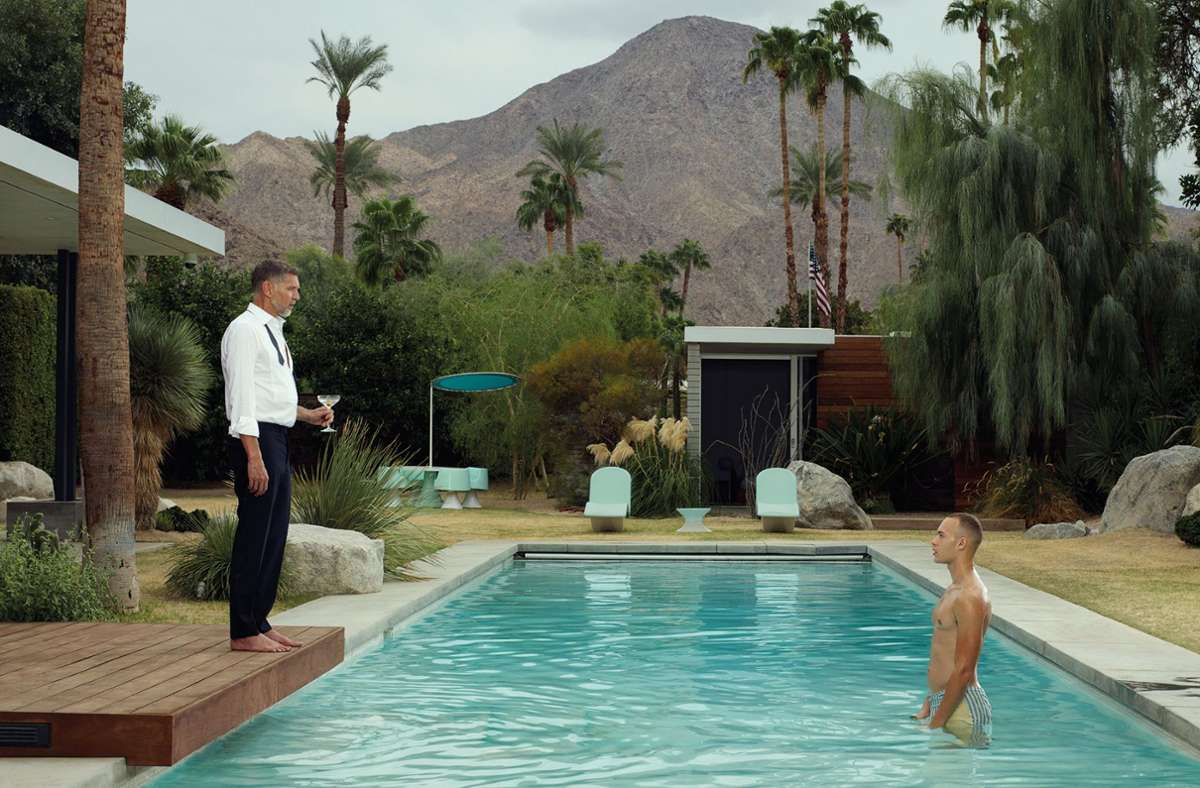 „American Dream. Selbstporträt mit Alex“ (der Künstler steht links) aus der Serie „Palm Springs“.