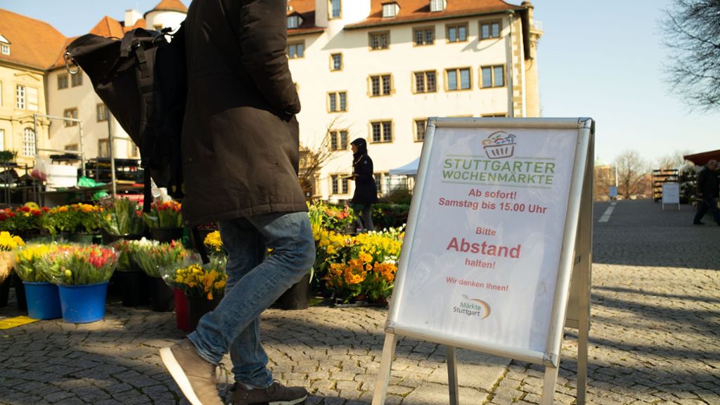 Coronavirus in Stuttgart: Nun rücken die Wochenmärkte in den Fokus