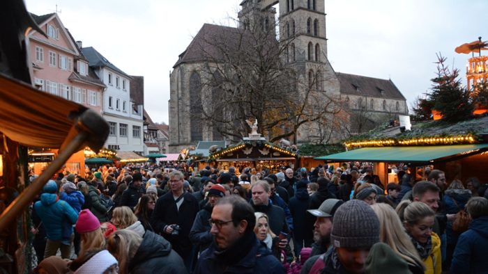 Weihnachtsmarkt in Esslingen: Ein halbes Wochenende zum Auftakt