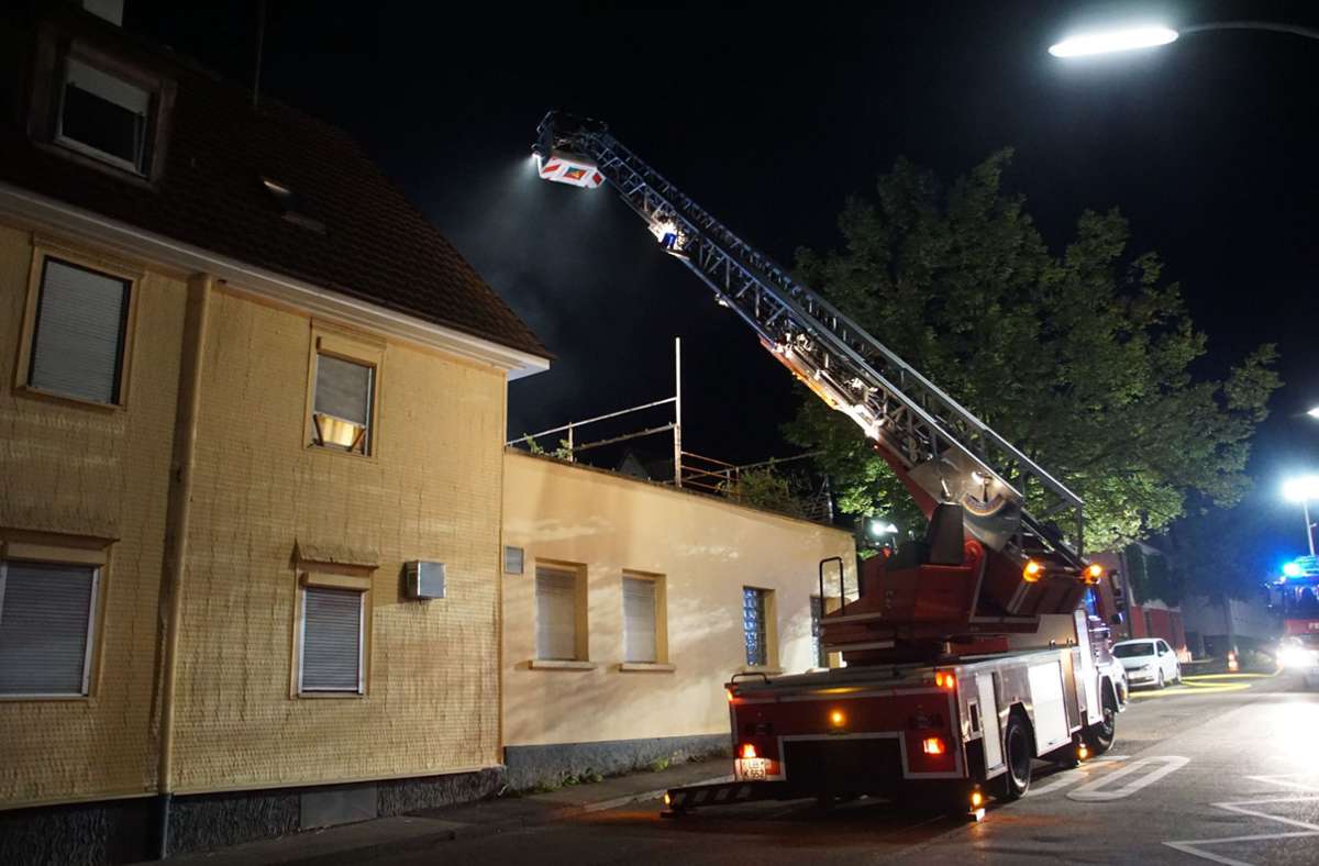 In Korntal-Münchingen ist am Freitagabend ein Feuer ausgebrochen.