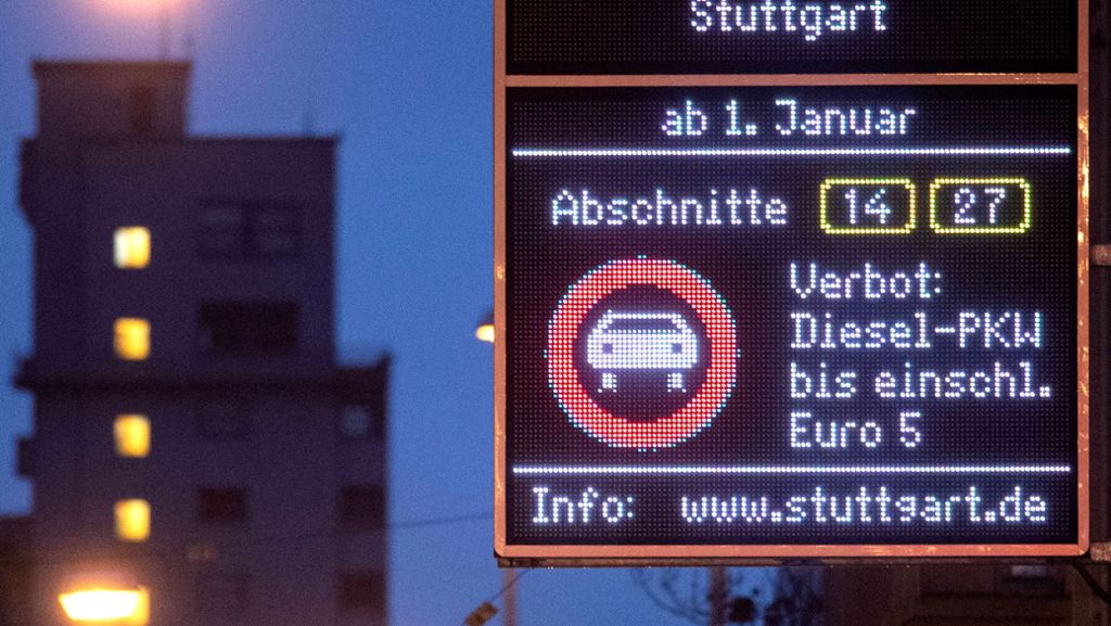 Diesel-Fahrverbote in Deutschland: Die meisten Verstöße in Stuttgart und Darmstadt
