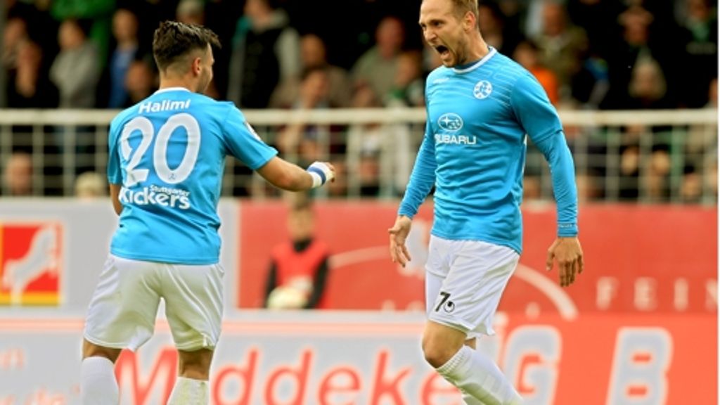 Kickers gewinnen 3:2 in Münster: Stuttgarter Comeback-Qualitäten
