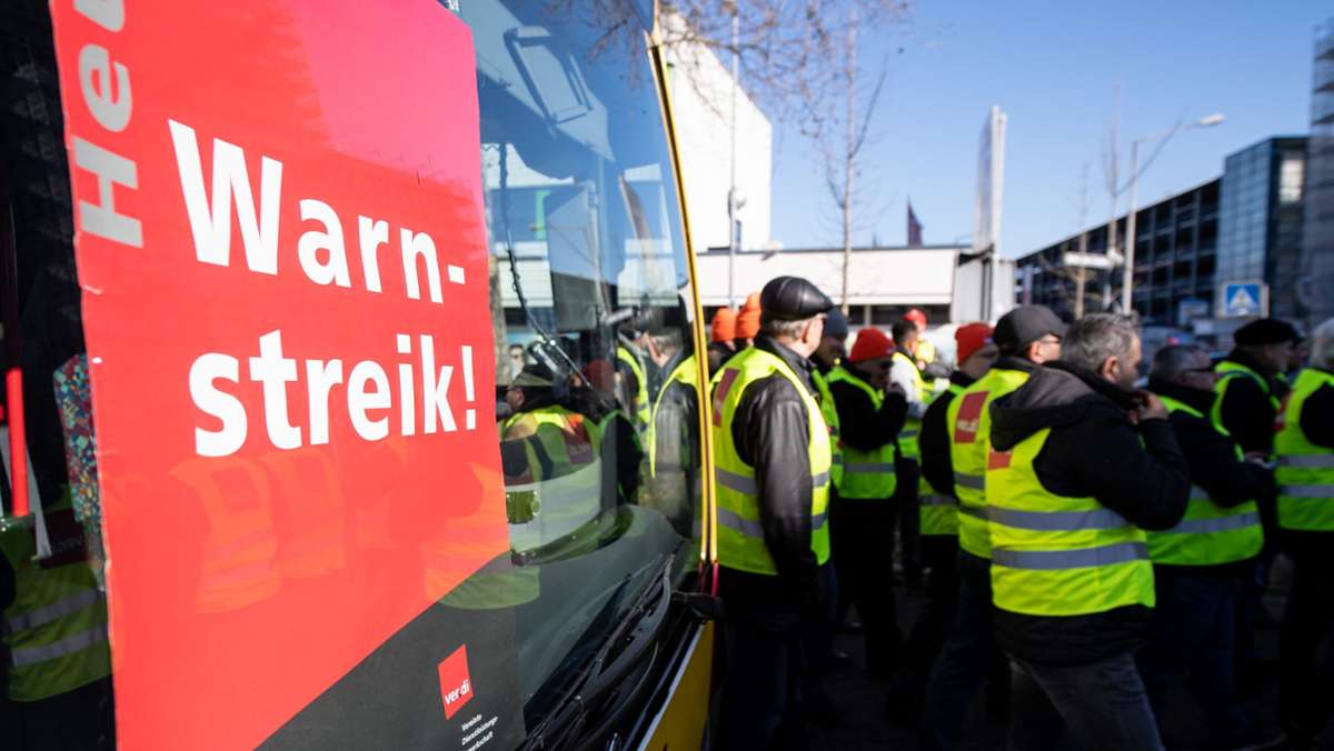 Ludwigsburg und Umgebung: Busfahrer streiken zum Schulbeginn