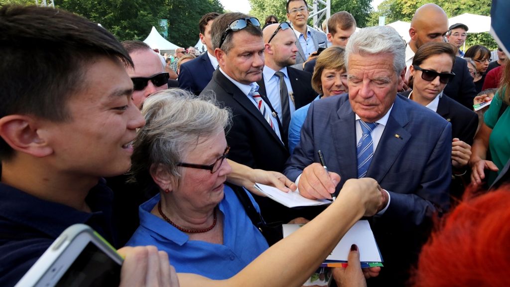Bundespräsident Gauck: Ein Bürgerfest für ehrenamtliche Helfer