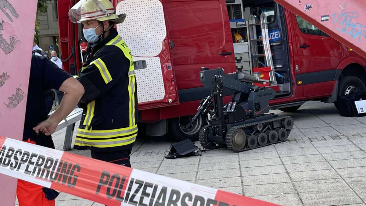 Polizeieinsatz in Stuttgart: Rätselhafter Koffer am Rotebühlplatz