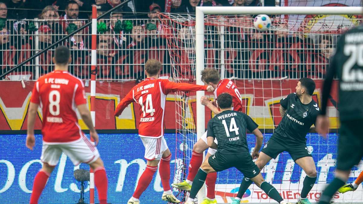 26. Spieltag: Sieg gegen Bremen: Union setzt sich von Abstiegsplätzen ab