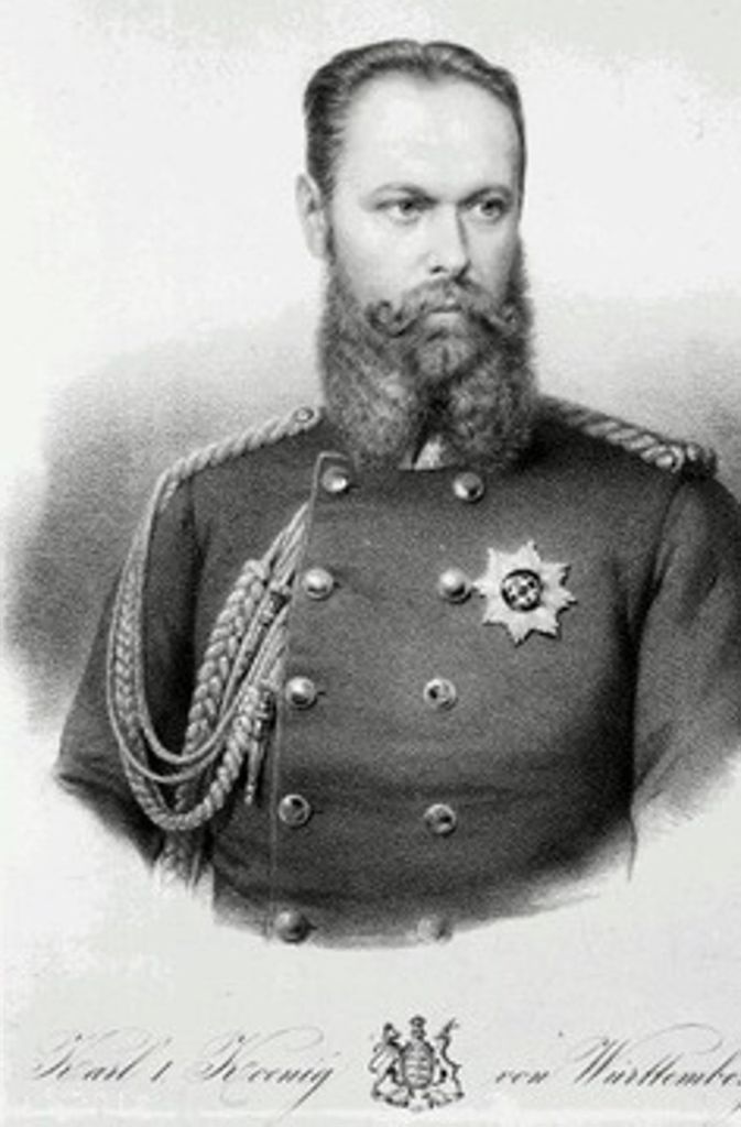 König Karl war der dritte Regent von Württemberg.