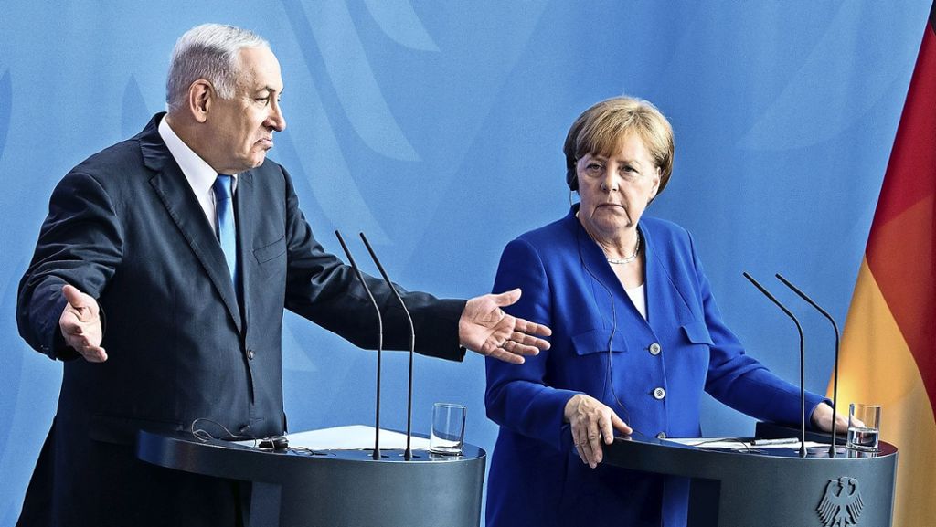 Deutschland und Israel: Netanjahu fordert mehr Härte gegen den Iran
