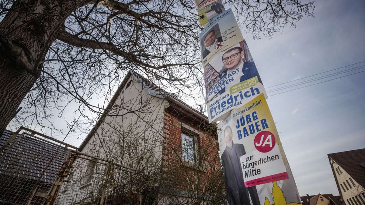 OB-Wahl in Backnang: Friedrich ist der klare Favorit