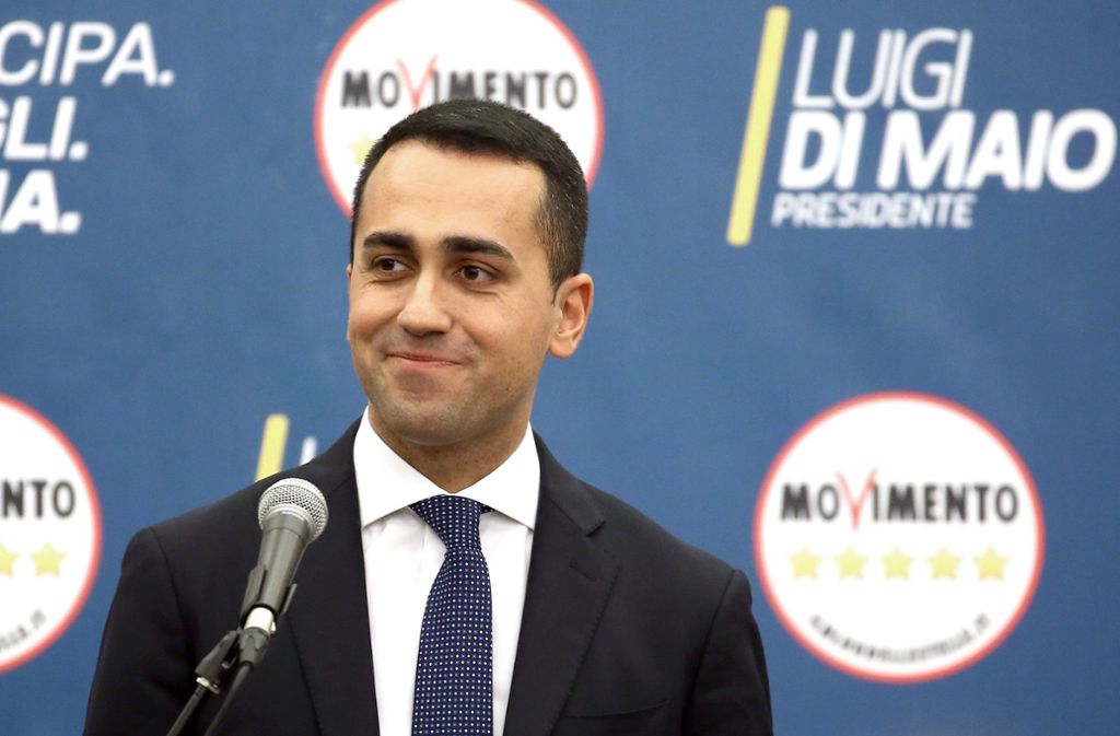 Der 31-jährige Luigi di Maio war Spitzenkandidat der Fünf-Sterne-Bewegung. Foto: Getty Images Europe